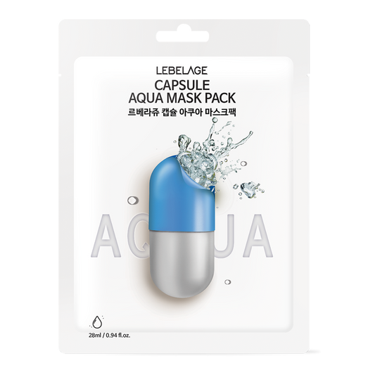 [ LEBELAGE ] Capsule Aqua Mask Pack 28g | Hydrating Korean Face Mask