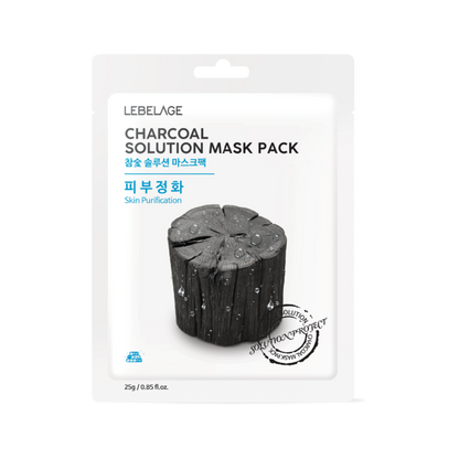 [ LEBELAGE ] Solution Mask Pack 25g (11 Types)  | Korean Hydrating Face Mask ( 1PC )