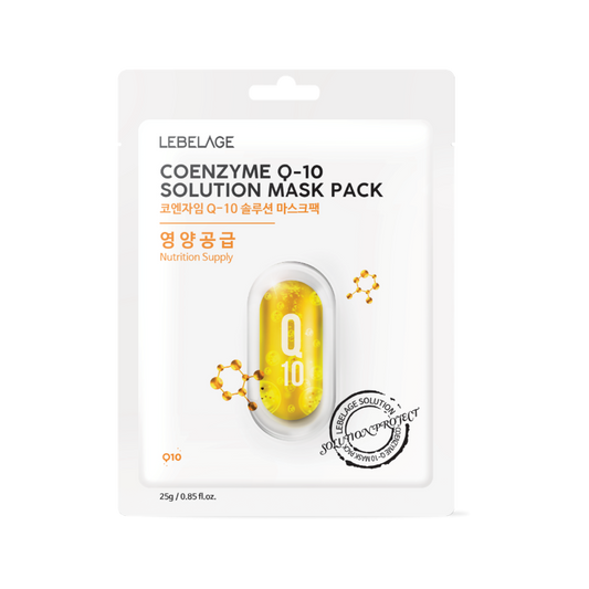 [ LEBELAGE ] Coenzyme Q10 Solution Mask Pack 25g | Firming Korean Face Mask