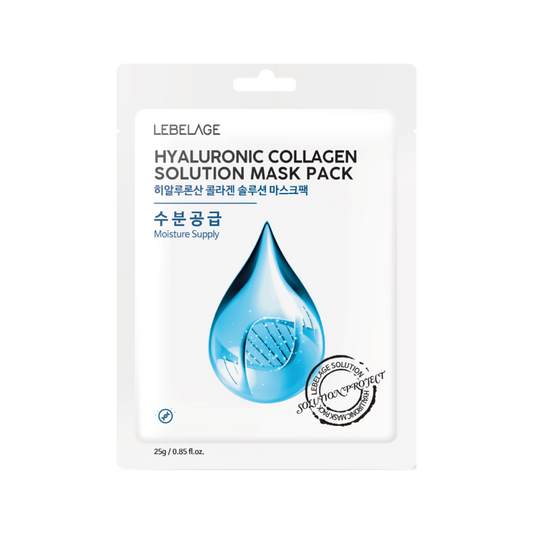 [ LEBELAGE ] Hyaluronic Collagen Solution Mask Pack 25g | Firming Korean Face Mask