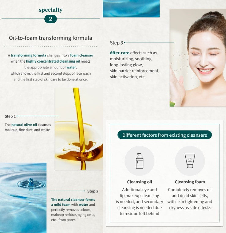 [ PLAN de G ] Triple All-in-One Oil-to-Foam Clean Beauty Cleanser 150 ml