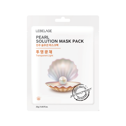 [ LEBELAGE ] Pearl Solution Mask Pack 25g | Glow Boosting Korean Face Mask