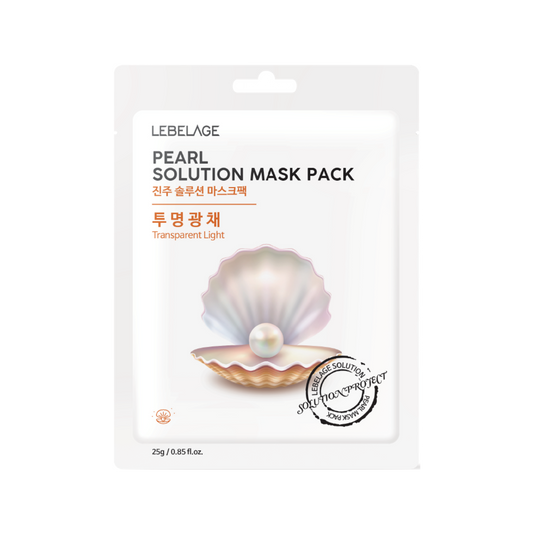 [ LEBELAGE ] Pearl Solution Mask Pack 25g | Glow Boosting Korean Face Mask