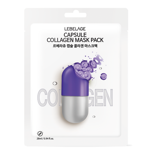 [ LEBELAGE ] Capsule Collagen Mask Pack 28g | Firming Korean Face Mask