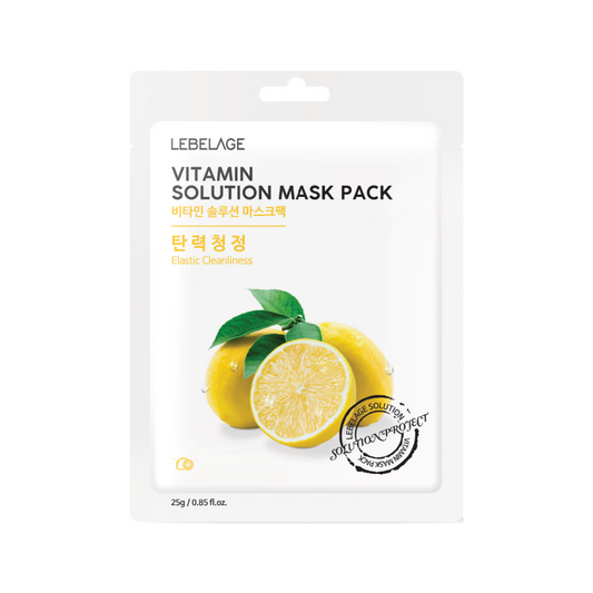 [ LEBELAGE ] Vitamin Solution Mask Pack 25g | Brightening Korean Face Mask