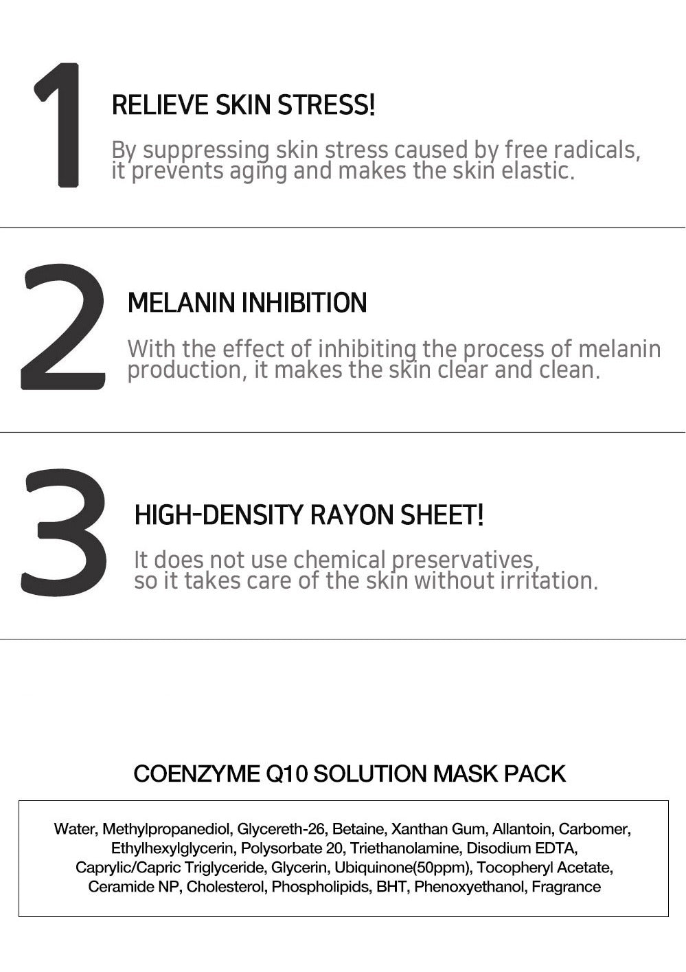 [ LEBELAGE ] Coenzyme Q10 Solution Mask Pack 25g | Firming Korean Face Mask