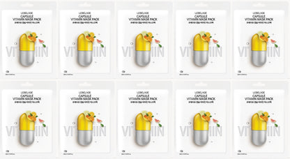 [ LEBELAGE ] Capsule Vitamin Mask Pack 28g | Glow Boosting Korean Face Mask