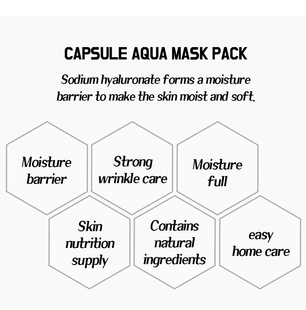 [ LEBELAGE ] Capsule Aqua Mask Pack 28g | Hydrating Korean Face Mask
