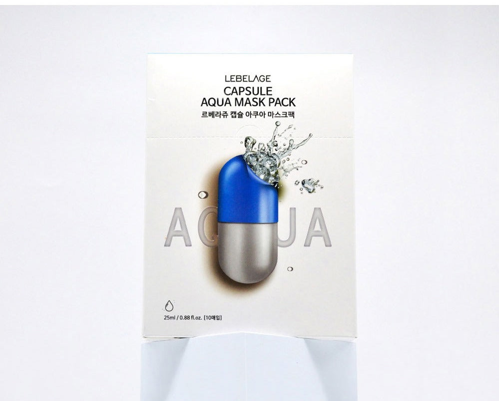 [ LEBELAGE ] Capsule Aqua Mask Pack 28g | Hydrating Korean Face Mask