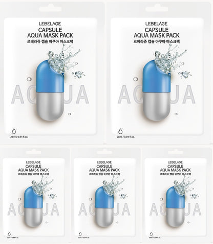 [ LEBELAGE ] Capsule Aqua Mask Pack 28g | Hydrating Korean Face Mask