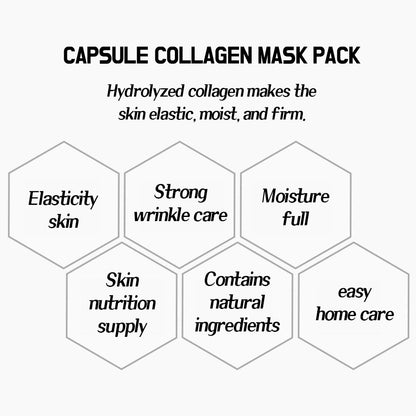 [ LEBELAGE ] Capsule Collagen Mask Pack 28g | Firming Korean Face Mask
