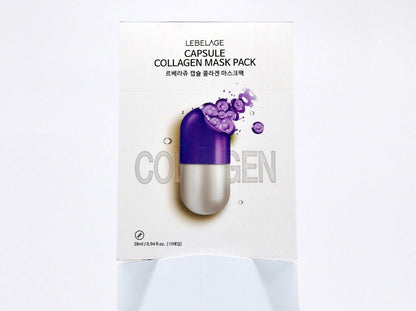 [ LEBELAGE ] Capsule Collagen Mask Pack 28g | Firming Korean Face Mask