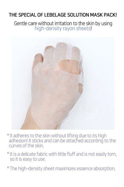 [ LEBELAGE ] Red Ginseng Solution Mask Pack 25g | Korean Nourishing Face Mask