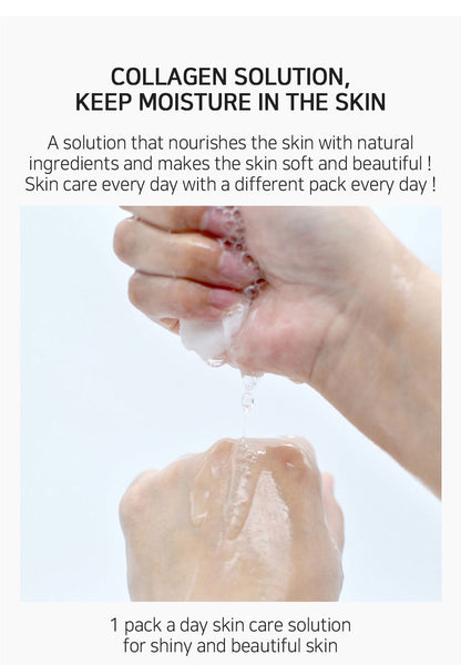 [ LEBELAGE ] Hyaluronic Collagen Solution Mask Pack 25g | Firming Korean Face Mask