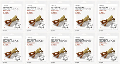 [ LEBELAGE ] Red Ginseng Solution Mask Pack 25g | Korean Nourishing Face Mask