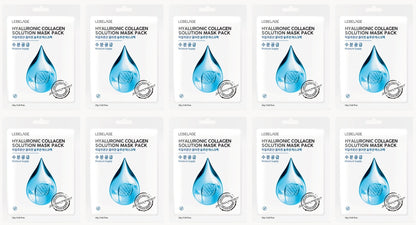 [ LEBELAGE ] Hyaluronic Collagen Solution Mask Pack 25g | Firming Korean Face Mask