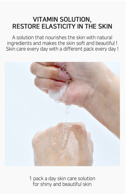 [ LEBELAGE ] Vitamin Solution Mask Pack 25g | Brightening Korean Face Mask