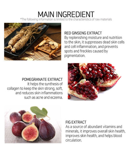 [ LEBELAGE ] Red Ginseng Solution Mask Pack 25g | Korean Nourishing Face Mask