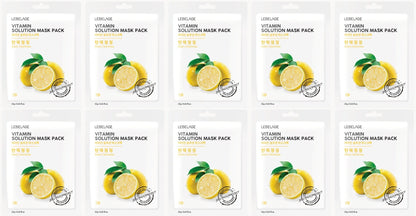 [ LEBELAGE ] Vitamin Solution Mask Pack 25g | Brightening Korean Face Mask