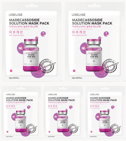 [ LEBELAGE ] Madecassoside Solution Mask Pack 25g | Calming Korean Face Mask