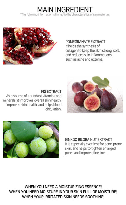 [ LEBELAGE ] Pomegranate Solution Mask Pack 25g | Radiance Korean Face Mask