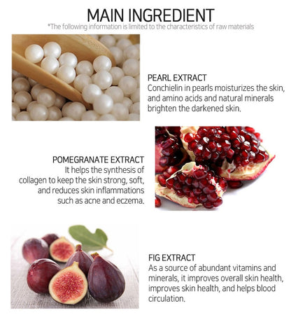 [ LEBELAGE ] Pearl Solution Mask Pack 25g | Glow Boosting Korean Face Mask